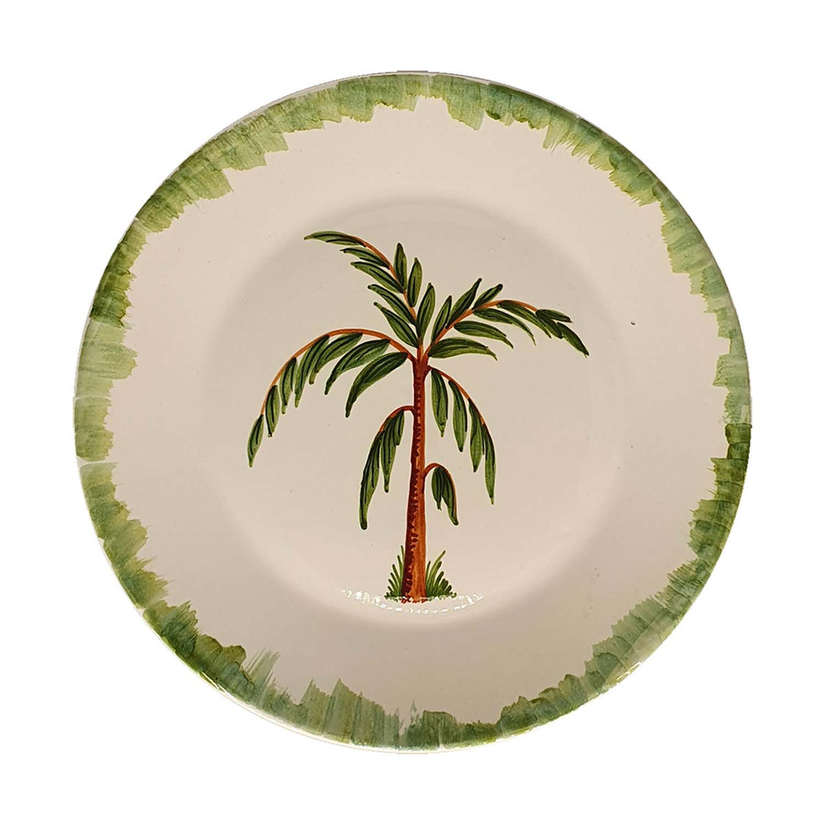 Green Tropical Dinner Plate plateandpeonie